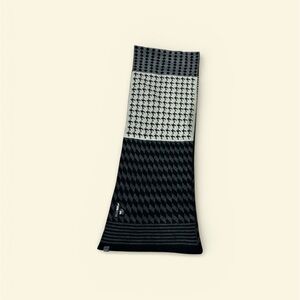 William Rast Black and Gray Patterned Men's Scarf